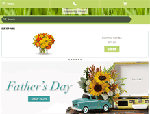 Tablet Screenshot of greeneivyflorist.com